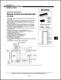 Click here to download MC145030DW Datasheet