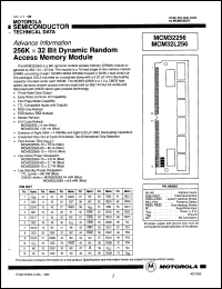Click here to download MCM32L256SG70 Datasheet