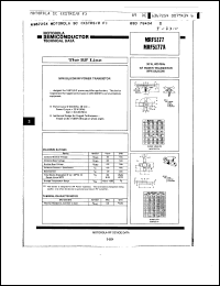 Click here to download MRF5177A Datasheet