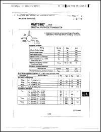 Click here to download MMT2907 Datasheet