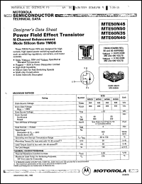 Click here to download MTE50N45 Datasheet