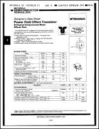 Click here to download MTM40N20 Datasheet