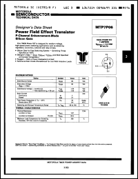 Click here to download MTP7P06 Datasheet
