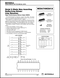 Click here to download 74HC541 Datasheet