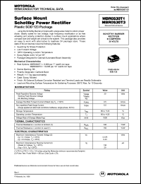 Click here to download MBR0530T1 Datasheet