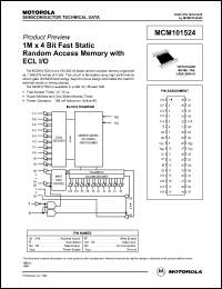 Click here to download MCM101524B12 Datasheet
