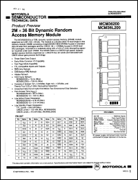 Click here to download MCM36200S70 Datasheet