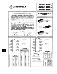 Click here to download MC4017F Datasheet