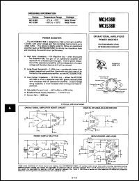 Click here to download MC1438R Datasheet