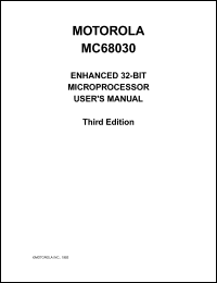 Click here to download MC68030FE20 Datasheet