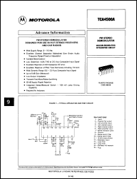 Click here to download TCA4500A Datasheet
