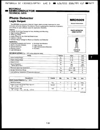 Click here to download MRD5009 Datasheet