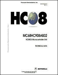 Click here to download MC68HC908AB32CFU Datasheet