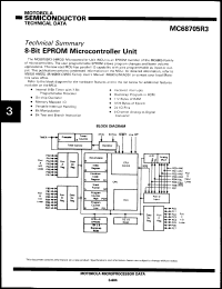 Click here to download MC68705R3P Datasheet