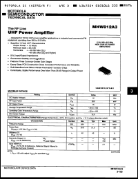 Click here to download MHW812A3 Datasheet