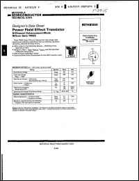 Click here to download MTH8N90 Datasheet
