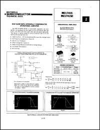 Click here to download MC1741SCD Datasheet