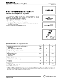 Click here to download 2N6240 Datasheet