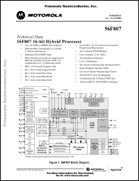 Click here to download DSP56F807VF80 Datasheet