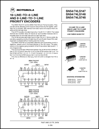 Click here to download 74LS148 Datasheet