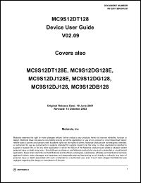 Click here to download MC9S12DJ128E Datasheet