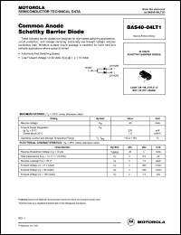 Click here to download BAS4004LT1 Datasheet