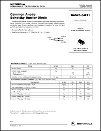 Click here to download BAS7004LT1 Datasheet