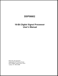Click here to download DSP56602 Datasheet
