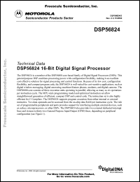 Click here to download DSP56824/D Datasheet