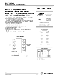 Click here to download HCT273 Datasheet