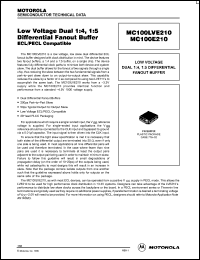 Click here to download MC100LVE210FN Datasheet
