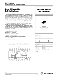 Click here to download MC100LVEL56DW Datasheet