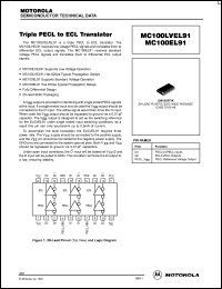Click here to download MC100LVEL91DW Datasheet