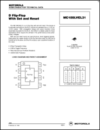 Click here to download MC100LVEL31D Datasheet