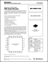 Click here to download MC100SX1230FN Datasheet