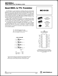 Click here to download MC10125 Datasheet