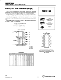 Click here to download MC10162 Datasheet