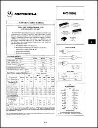 Click here to download MC10H301FN Datasheet