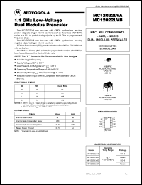 Click here to download MC12022 Datasheet