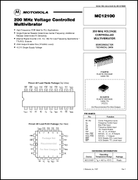 Click here to download MC12100FN Datasheet