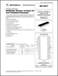 Click here to download MC13017 Datasheet