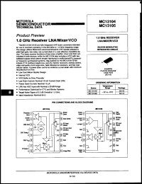 Click here to download MC13104D Datasheet