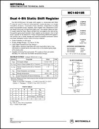 Click here to download MC14015B Datasheet