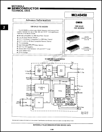 Click here to download MC145450 Datasheet