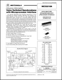 Click here to download MC33218ADW Datasheet