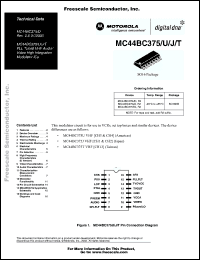 Click here to download MC44BC375J Datasheet
