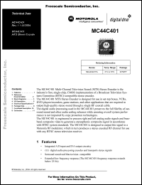 Click here to download MC44C401 Datasheet
