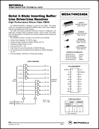 Click here to download MC54HC240A Datasheet