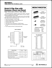 Click here to download MC54-74HC273 Datasheet