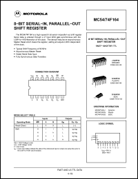 Click here to download MC74F164N Datasheet